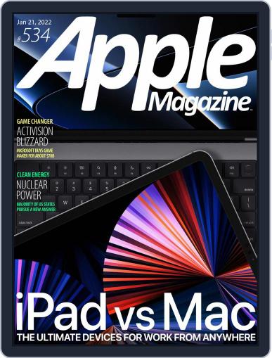 AppleMagazine January 21st, 2022 Digital Back Issue Cover