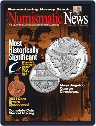 Numismatic News February 1st, 2022 Digital Back Issue Cover