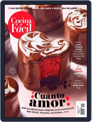 Cocina Fácil February 1st, 2022 Digital Back Issue Cover