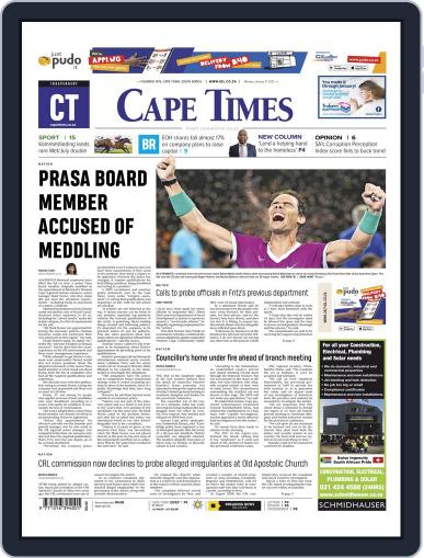 Cape Times January 31st, 2022 Digital Back Issue Cover