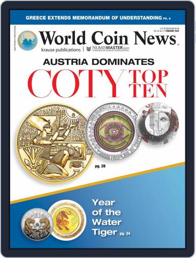 World Coin News February 1st, 2022 Digital Back Issue Cover