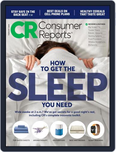 Consumer Reports February 1st, 2022 Digital Back Issue Cover