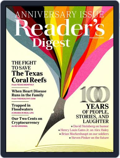 Reader's Digest February 1st, 2022 Digital Back Issue Cover