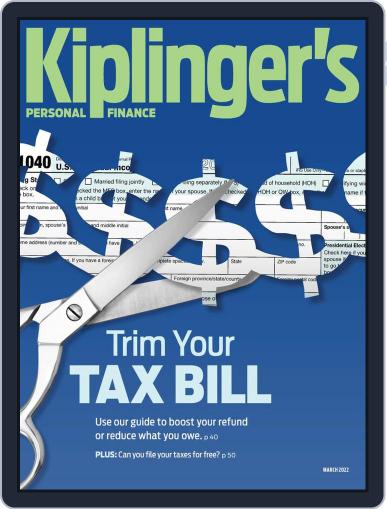 Kiplinger's Personal Finance March 1st, 2022 Digital Back Issue Cover