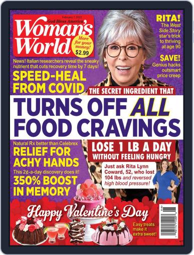 Woman's World February 7th, 2022 Digital Back Issue Cover