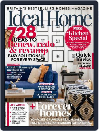 Ideal Home March 1st, 2022 Digital Back Issue Cover