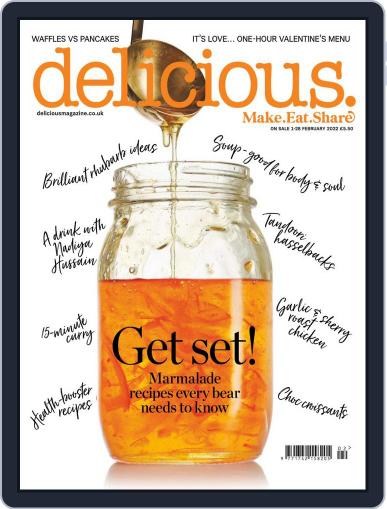 Delicious UK February 1st, 2022 Digital Back Issue Cover