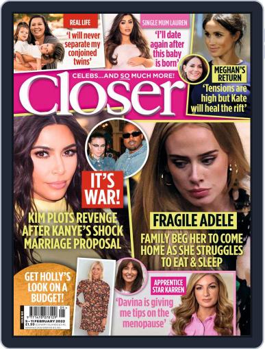 Closer February 5th, 2022 Digital Back Issue Cover