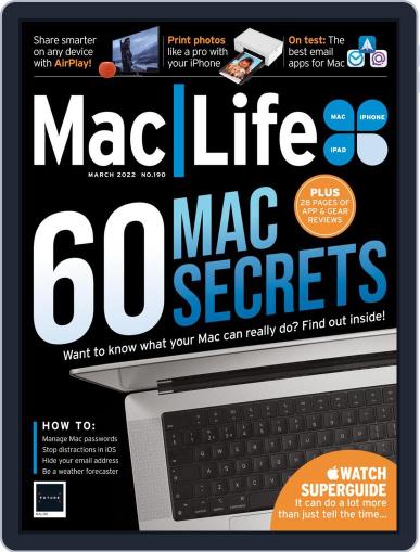 MacLife March 1st, 2022 Digital Back Issue Cover