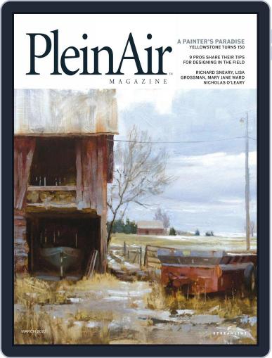 Pleinair February 1st, 2022 Digital Back Issue Cover