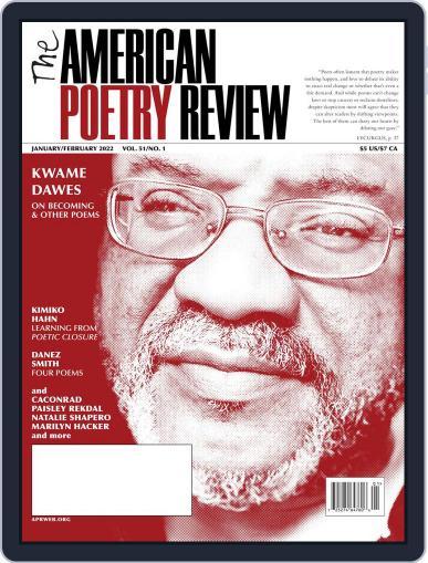 The American Poetry Review January 1st, 2022 Digital Back Issue Cover