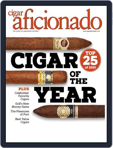 Cigar Aficionado January 1st, 2022 Digital Back Issue Cover