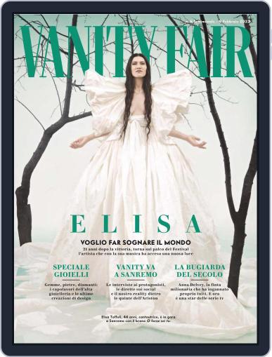 Vanity Fair Italia February 9th, 2022 Digital Back Issue Cover