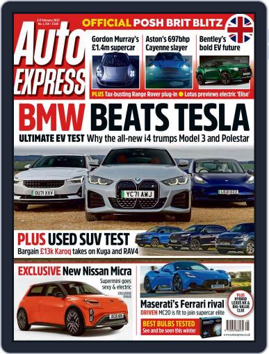 Auto Express February 2nd, 2022 Digital Back Issue Cover