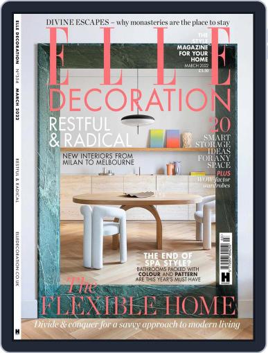 Elle Decoration UK March 1st, 2022 Digital Back Issue Cover