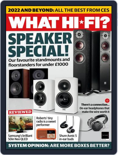 What Hi-Fi? March 1st, 2022 Digital Back Issue Cover