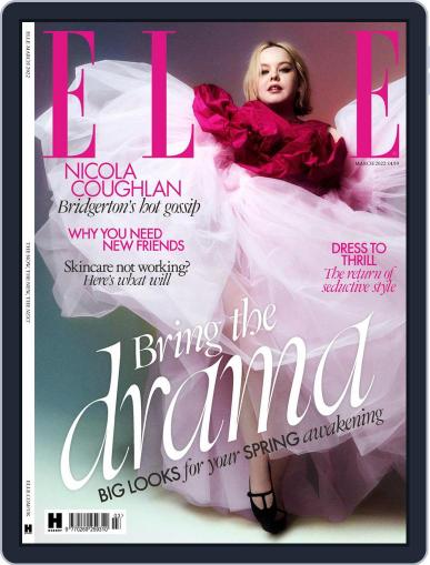 Elle UK March 1st, 2022 Digital Back Issue Cover