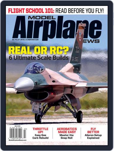 Model Airplane News March 1st, 2022 Digital Back Issue Cover