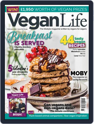 Vegan Life February 1st, 2022 Digital Back Issue Cover