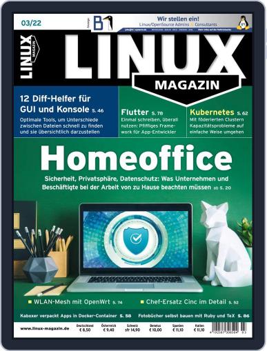 Linux Magazin germany March 1st, 2022 Digital Back Issue Cover