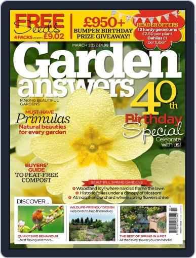 Garden Answers March 1st, 2022 Digital Back Issue Cover