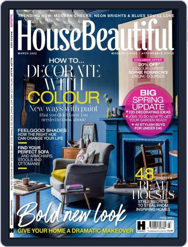 House Beautiful UK March 1st, 2022 Digital Back Issue Cover