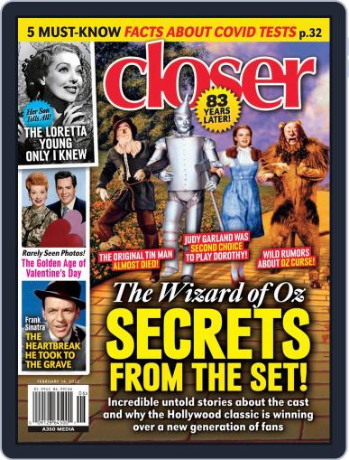 Closer Weekly February 14th, 2022 Digital Back Issue Cover