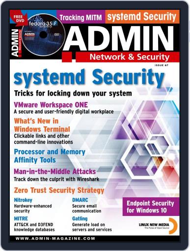 ADMIN Network & Security January 1st, 2022 Digital Back Issue Cover