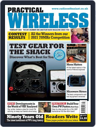 Practical Wireless February 1st, 2022 Digital Back Issue Cover