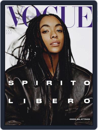 Vogue Italia February 1st, 2022 Digital Back Issue Cover