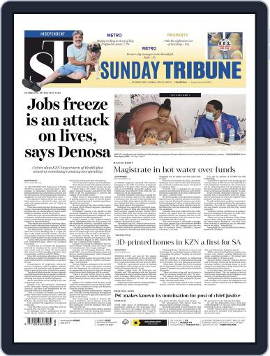 Sunday Tribune February 6th, 2022 Digital Back Issue Cover