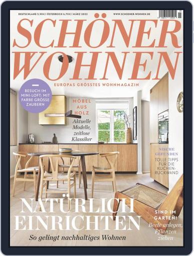 Schöner Wohnen March 1st, 2022 Digital Back Issue Cover