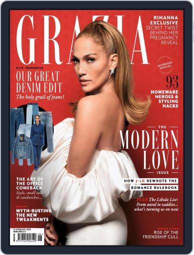 Grazia February 21st, 2022 Digital Back Issue Cover