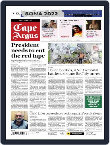 Cape Argus February 8th, 2022 Digital Back Issue Cover