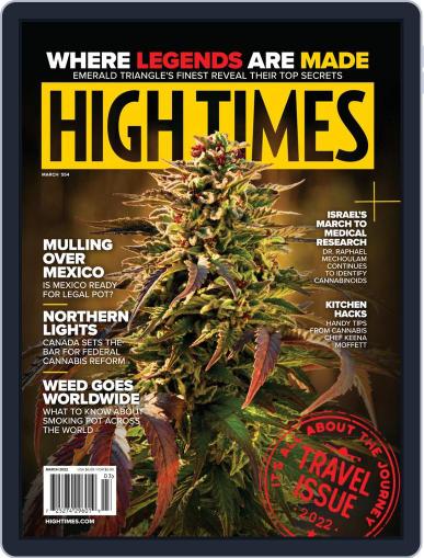 High Times March 1st, 2022 Digital Back Issue Cover