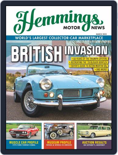 Hemmings Motor News March 1st, 2022 Digital Back Issue Cover