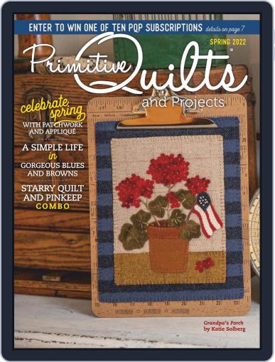 Primitive Quilts And Projects January 19th, 2022 Digital Back Issue Cover