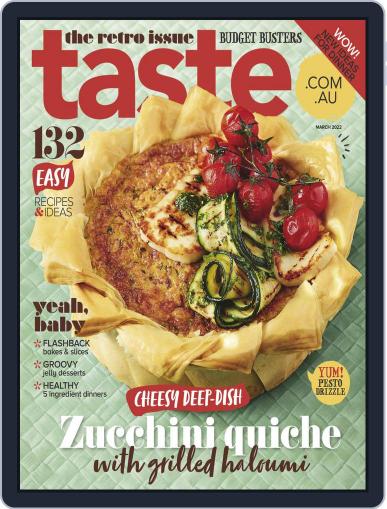 Taste.com.au March 1st, 2022 Digital Back Issue Cover