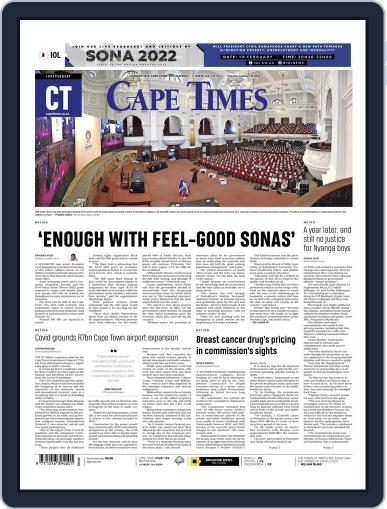 Cape Times February 10th, 2022 Digital Back Issue Cover