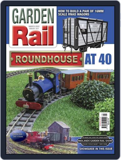 Garden Rail March 1st, 2022 Digital Back Issue Cover