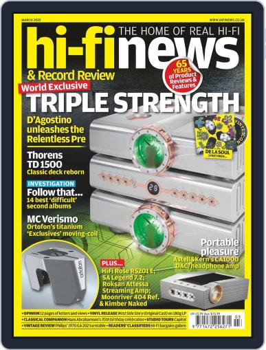 Hi Fi News March 1st, 2022 Digital Back Issue Cover