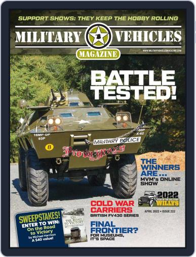 Military Vehicles March 1st, 2022 Digital Back Issue Cover