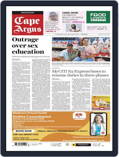 Cape Argus February 14th, 2022 Digital Back Issue Cover