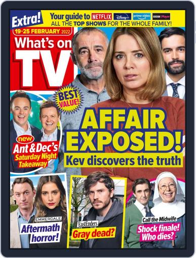 What's on TV February 19th, 2022 Digital Back Issue Cover