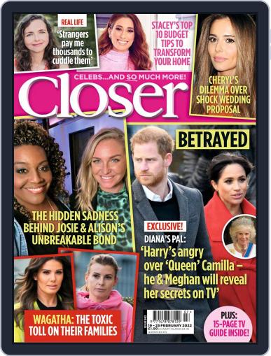 Closer February 19th, 2022 Digital Back Issue Cover