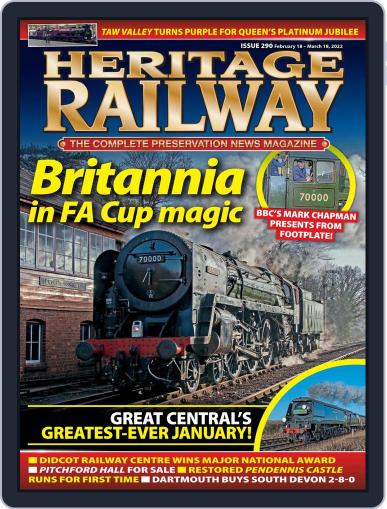 Heritage Railway February 18th, 2022 Digital Back Issue Cover