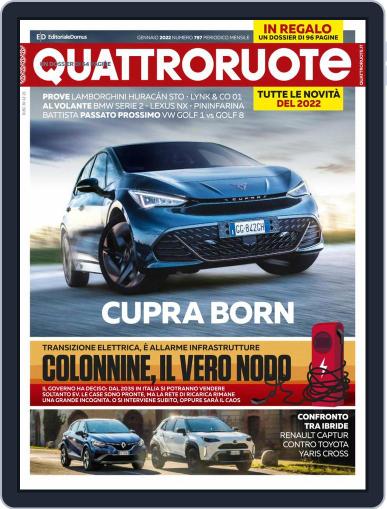 Quattroruote January 1st, 2022 Digital Back Issue Cover