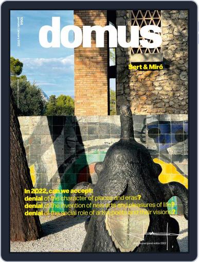 Domus January 1st, 2022 Digital Back Issue Cover