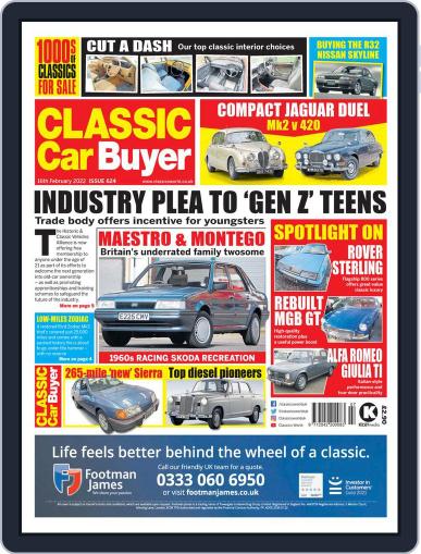 Classic Car Buyer February 16th, 2022 Digital Back Issue Cover