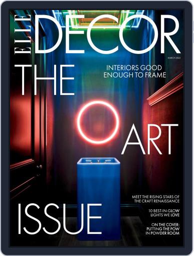 ELLE DECOR March 1st, 2022 Digital Back Issue Cover